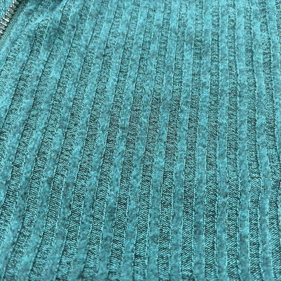 Torrid green ribbed pullover 1/4 zip sweater size 2X - Picture 2 of 4